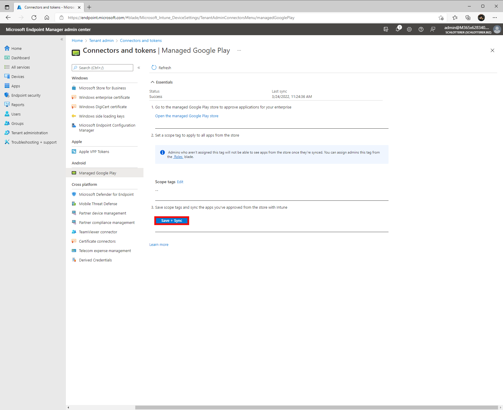 word image 15784 23 Setup Managed Google Play in Microsoft Intune 28